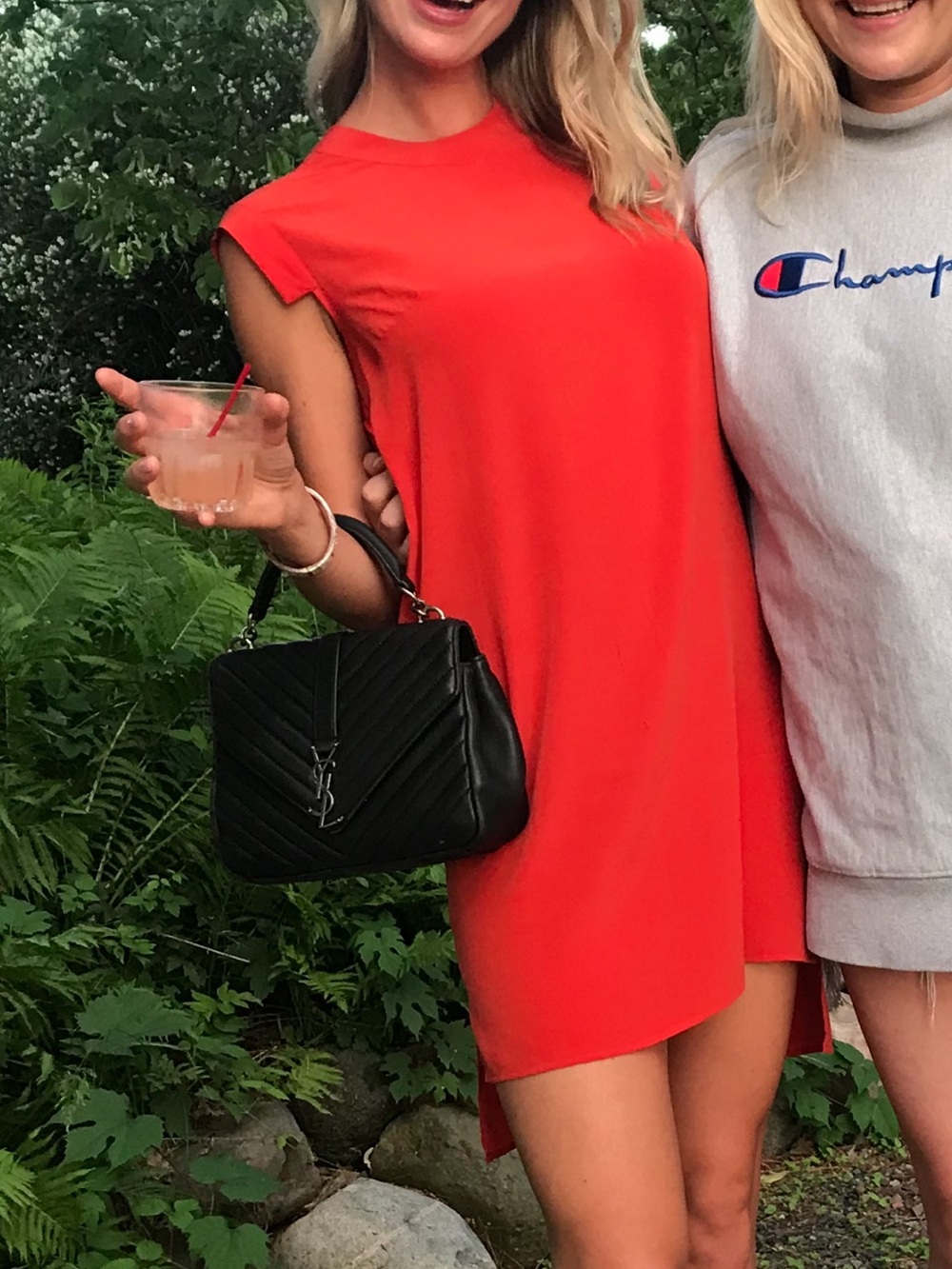 AllSaints Bright Red Sleeveless Mini Dress